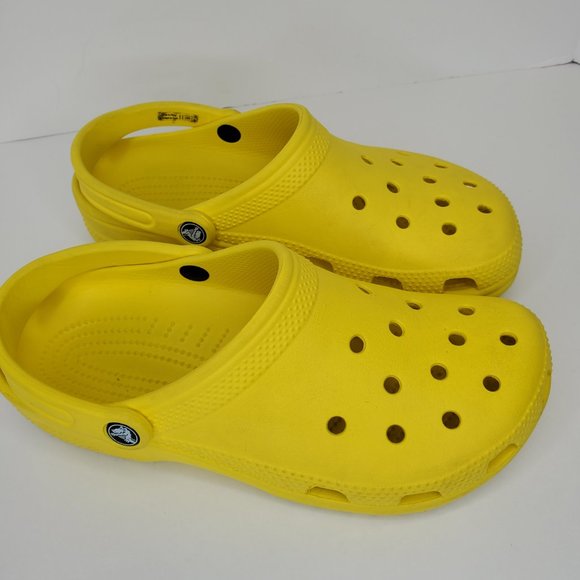 Crocs Unisex - Adult Men's and Women's Classic Clog Lemon Yellow Sz:8M - 10W.Goo - Picture 3 of 12